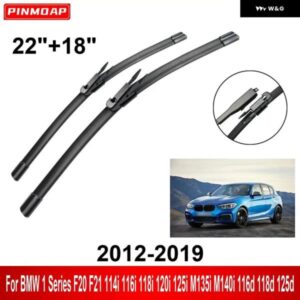 車用 ワイパー BMW 1シリーズ F20 125D 2012-2019 22インチ + 18インチ フロント リア ワイパー ブレード ブラシ カッター アクセサリー 2012 2013