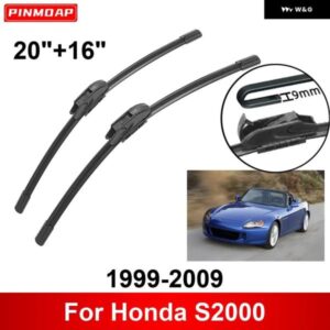 車用 ワイパー ホンダ S2000 1999-2009 20インチ + 16インチ フロント リア ワイパー ブレード ブラシ カッター アクセサリー 1999