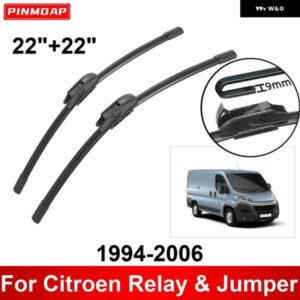 車用 ワイパー シトロエン リレージャンパー 1994-2006 22インチ + 22インチ フロントリア ワイパー ブレード ブラシカッター アクセサリー