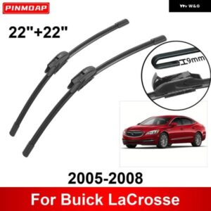 車用 ワイパー ビュイック ラクロス 2005-2008 22インチ + 22インチ フロント リア ワイパー ブレード ブラシ カッター アクセサリー 2005 2006 2007 2008