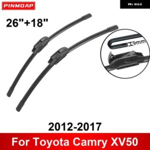 車用 ワイパー トヨタ カムリ XV50 2012-2017 26インチ + 18インチ フロント リア ワイパー ブレード ブラシ カッター アクセサリー 2012 2013 2014
