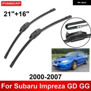 車用 ワイパー スバル インプレッサ GD GG 2000-2007 21インチ + 16インチ フロント リア ワイパー ブレード ブラシ カッター アクセサリー 2000 2001 2002