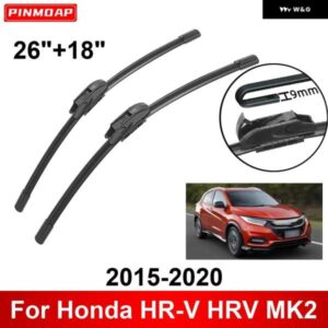 車用 ワイパー ホンダ HR-V HRV MK2 2015-2020 26インチ + 18インチ フロント リア ワイパー ブレード ブラシ カッター アクセサリー 2015 2016 2017