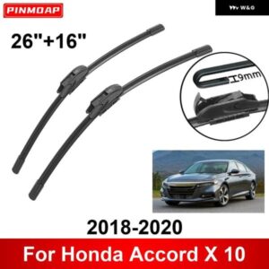 車用 ワイパー ホンダ アコード X 10 2018-2020 26インチ + 16インチ フロント リア ワイパー ブレード ブラシ カッター アクセサリー 2018 2019 2020