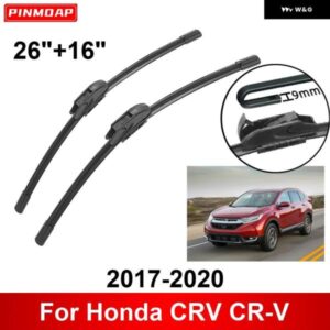 車用 ワイパー ホンダ CRV CR-V 2017-2020 26インチ + 16インチ フロント リア ワイパー ブレード ブラシ カッター アクセサリー 2017 - 20