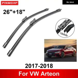 車用 ワイパー VW ARTEON 2017-2018 26インチ + 18インチ フロントリア ワイパー ブレード ブラシカッター アクセサリー 2017 2018