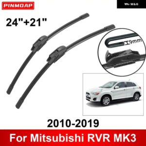 車用 ワイパー 三菱 RVR MK3 2010-2019 24インチ + 21インチ フロントリア ワイパー ブレード ブラシカッター アクセサリー 2010