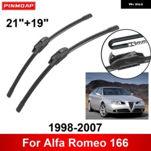 車用 ワイパー アルファロメオ 166 1998-2007 21インチ + 19インチ フロント リア ワイパー ブレード ブラシ カッター アクセサリー 1998 1999 2000