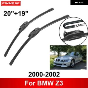 車用 ワイパー BMW Z3 2000-2002 20インチ + 19インチ フロント リア ワイパー ブレード ブラシ カッター アクセサリー 2000 2001 2002