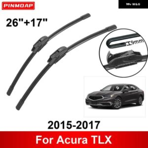 車用 ワイパー ACURA TLX 2015-2017 26インチ + 17インチ フロント リア ワイパー ブレード ブラシ カッター アクセサリー 2015 2016 2017