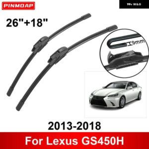 車用 ワイパー レクサス GS450H 2013-2018 26インチ + 18インチ フロント リア ワイパー ブレード ブラシ カッター アクセサリー 2013 - 18