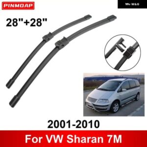 車用 ワイパー VW シャラン 7M 2001-2010 28インチ + 28インチ フロント リア ワイパー ブレード ブラシ カッター アクセサリー 2001 2002 2003