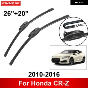 車用 ワイパー ホンダ CR-Z 2010-2016 26インチ + 20インチ フロント リア ワイパー ブレード ブラシ カッター アクセサリー 2010 - 15