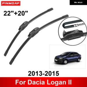 車用 ワイパー DACIA LOGAN II 2013-2015 22インチ + 20インチ フロント リア ワイパー ブレード ブラシ カッター アクセサリー 2013 2014 2015