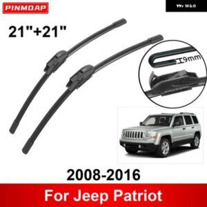 車用 ワイパー ジープ パトリオット 2008-2016 21インチ + 21インチ フロント リア ワイパー ブレード ブラシ カッター アクセサリー 2008 2009