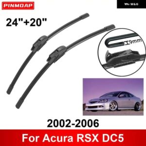 車用 ワイパー ACURA RSX DC5 2002-2006 24インチ + 20インチ フロント リア ワイパー ブレード ブラシ カッター アクセサリー 2002 - 06
