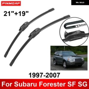 車用 ワイパー スバル フォレスター SF SG 1997-2007 21インチ + 19インチ フロント リア ワイパー ブレード ブラシ カッター アクセサリー 1997 1998 1999