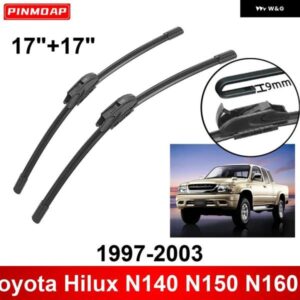 車用 ワイパー トヨタ ハイラックス N140 N150 N160 N170 1997-2003 17インチ + 17インチ フロント リア ワイパー ブレード ブラシ カッター アクセサリー