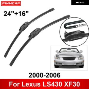 車用 ワイパー レクサス LS430 XF30 2000-2006 24インチ + 16インチ フロント リア ワイパー ブレード ブラシ カッター アクセサリー 2000 2001