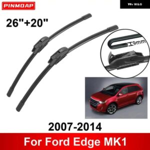 車用 ワイパー フォード エッジ MK1 2007-2014 26インチ + 20インチ フロント リア ワイパー ブレード ブラシ カッター アクセサリー 2007