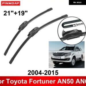 車用 ワイパー トヨタ フォーチュナー AN50 AN60 2004-2015 21インチ + 19インチ フロント リア ワイパー ブレード ブラシ カッター アクセサリー 2004 2005