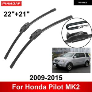 車用 ワイパー ホンダ パイロット MK2 2009-2015 22インチ + 21インチ フロント リア ワイパー ブレード ブラシ カッター アクセサリー 2009 2010 2011