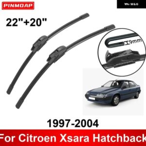 車用 ワイパー シトロエン クサラ ハッチバック 1997-2004 22インチ + 20インチ フロント リア ワイパー ブレード ブラシ カッター アクセサリー