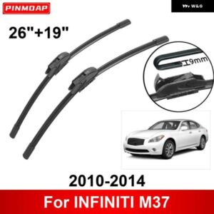 車用 ワイパー INFINITI M37 2010-2014 26インチ + 19インチ フロント リア ワイパー ブレード ブラシ カッター アクセサリー 2010 - 14