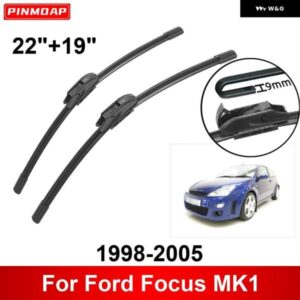 車用 ワイパー フォード フォーカス MK1 1998-2005 22インチ + 19インチ フロント リア ワイパー ブレード ブラシ カッター アクセサリー