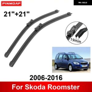 車用 ワイパー シュコダ ルームスター 2006-2016 21インチ + 21インチ フロント リア ワイパー ブレード ブラシ カッター アクセサリー 2006 2007