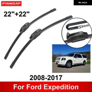 車用 ワイパー フォード エクスペディション 2008-2017 22インチ + 22インチ フロントリア ワイパー ブレード ブラシカッターアクセサリー