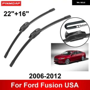 車用 ワイパー フォード フュージョン USA 2006-2012 22インチ + 16インチ フロント リア ワイパー ブレード ブラシ カッター アクセサリー 2006 2007