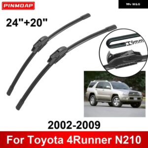 車用 ワイパー トヨタ 4RUNNER N210 2002-2009 24インチ + 20インチ フロント リア ワイパー ブレード ブラシ カッター アクセサリー 2002 2003