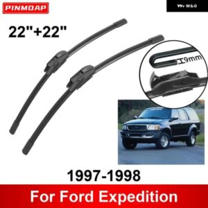 車用 ワイパー フォード エクスペディション 1997-1998 22インチ + 22インチ フロント リア ワイパー ブレード ブラシ カッター アクセサリー 1997 1998