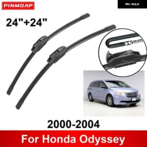 車用 ワイパー ホンダ オデッセイ 2000-2004 24インチ + 24インチ フロント リア ワイパー ブレード ブラシ カッター アクセサリー 2000 - 04