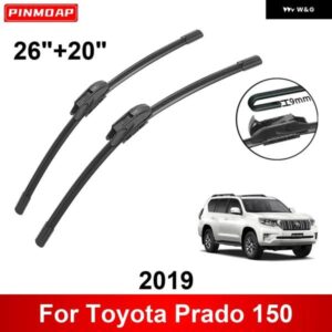 車用 ワイパー トヨタ プラド 150 2019 26インチ + 20インチ フロント リア ワイパー ブレード ブラシ カッター アクセサリー 2019