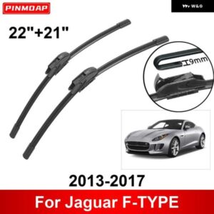 車用 ワイパー ジャガー F-TYPE 2013-2017 22インチ + 21インチ フロント リア ワイパー ブレード ブラシ カッター アクセサリー 2013 - 17