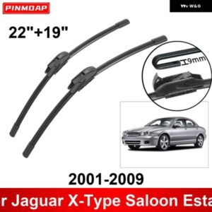 車用 ワイパー ジャガー Xタイプ サルーン エステート 2001-2009 22インチ + 19インチ フロント リア ワイパー ブレード ブラシ カッター アクセサリー