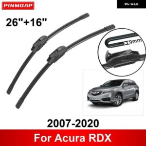 車用 ワイパー ACURA RDX 2007-2020 26インチ + 16インチ フロントリア ワイパー ブレード ブラシカッターアクセサリー