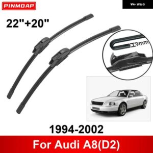 車用 ワイパー アウディ A8 D2 1994-2002 22インチ + 20インチ フロント リア ワイパー ブレード ブラシ カッター アクセサリー 1994 1995 1996 1997