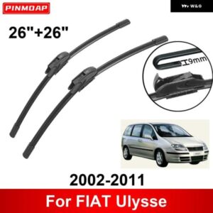 車用 ワイパー FIAT ULYSSE 2002-2011 26インチ + 26インチ フロント リア ワイパー ブレード ブラシ カッター アクセサリー 2002 2003