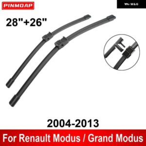 ルノー モデュス / グランド モデュス 2004-2013 28インチ + 26インチ フロント リア ワイパー ブレード ブラシ カッター アクセサリー 2004