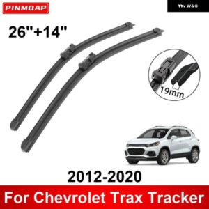 車用 ワイパー シボレー トラック ス トラッカー 2012-2020 26インチ + 14インチ フロント リア ワイパー ブレード ブラシ カッター アクセサリー 2012 2013