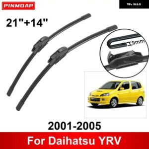 車用 ワイパー ダイハツ YRV 2001-2005 21インチ + 14インチ フロント リア ワイパー ブレード ブラシ カッター アクセサリー 2001 - 05
