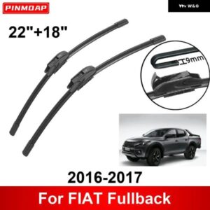 車用 ワイパー FIAT FULLBACK 2016-2017 22インチ + 18インチ フロント リア ワイパー ブレード ブラシ カッター アクセサリー 2016 2017