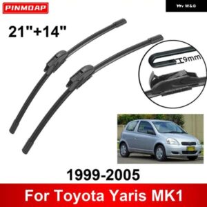車用 ワイパー トヨタ ヤリス MK1 1999-2005 21インチ + 14インチ フロント リア ワイパー ブレード ブラシ カッター アクセサリー 1999 2000
