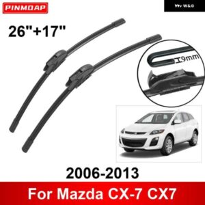 車用 ワイパー マツダ CX-7 CX7 2006-2013 26インチ + 17インチ フロント リア ワイパー ブレード ブラシ カッター アクセサリー 2006 - 09