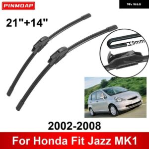 車用 ワイパー ホンダ ジャズ MK1 2002-2008 21インチ + 14インチ フロント リア ワイパー ブレード ブラシ カッター アクセサリー 2002 - 05