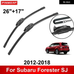 車用 ワイパー スバル フォレスター SJ 2012-2018 26インチ + 17インチ フロント リア ワイパー ブレード ブラシ カッター アクセサリー 2012 2013 2014