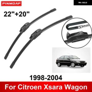 車用 ワイパー シトロエン クサラ ワゴン 1998-2004 22インチ + 20インチ フロント リア ワイパー ブレード ブラシ カッター アクセサリー